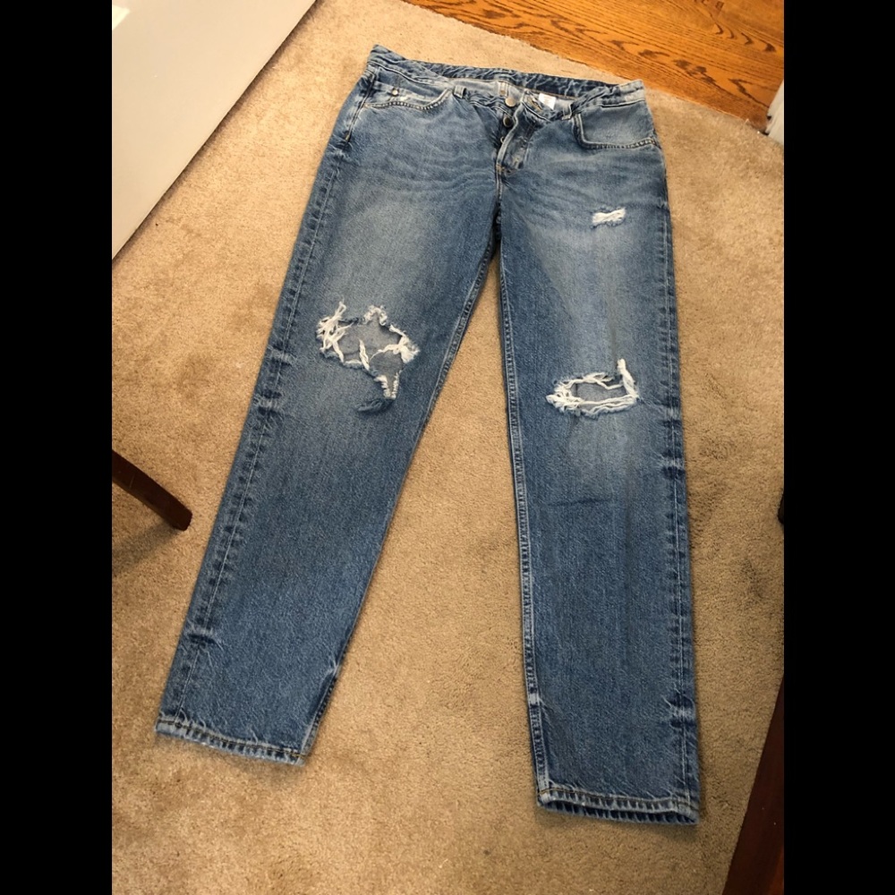 &DENIM Boyfriend Low Waist Jeans